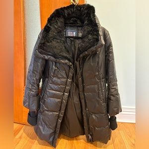 Mackage black down jacket